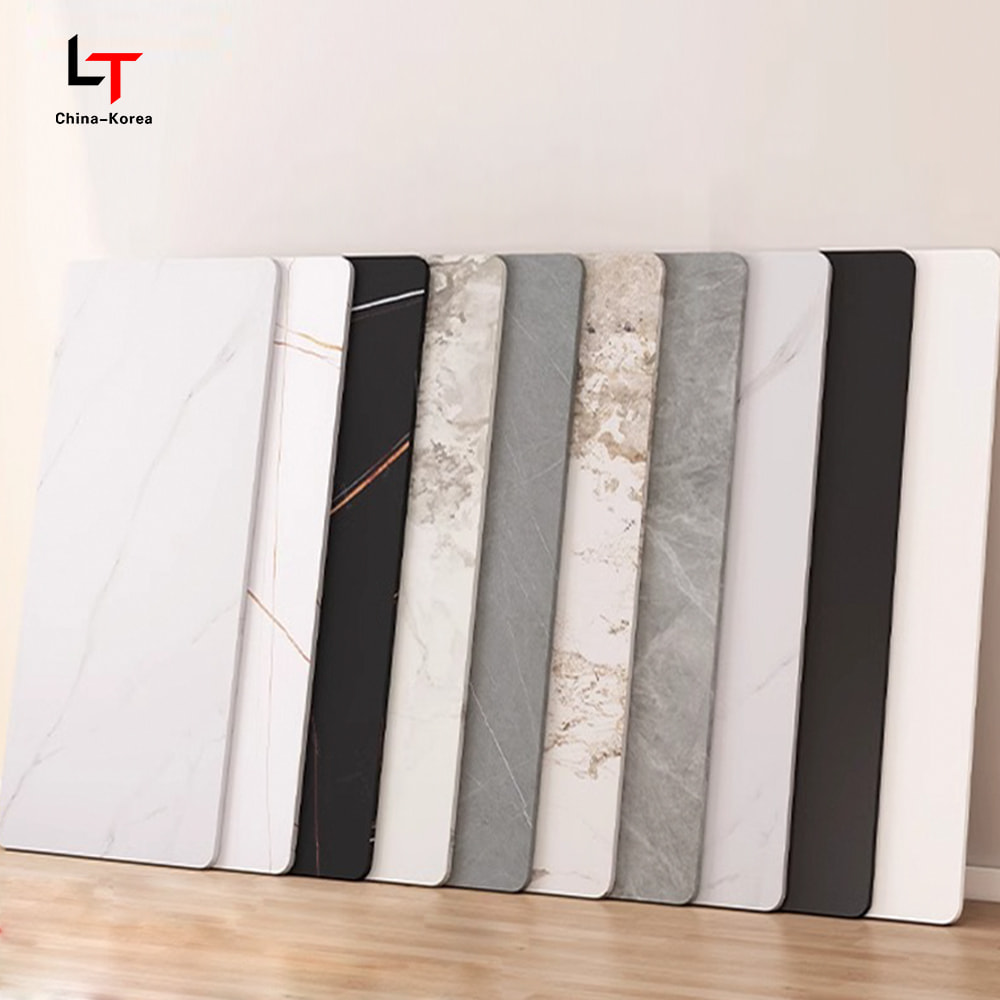 Panou PVC din cristal de carbon de 1220 × 2440 mm placare decorativă de perete ignifugă impermeabilă pentru interior exterior cu acoperire UV