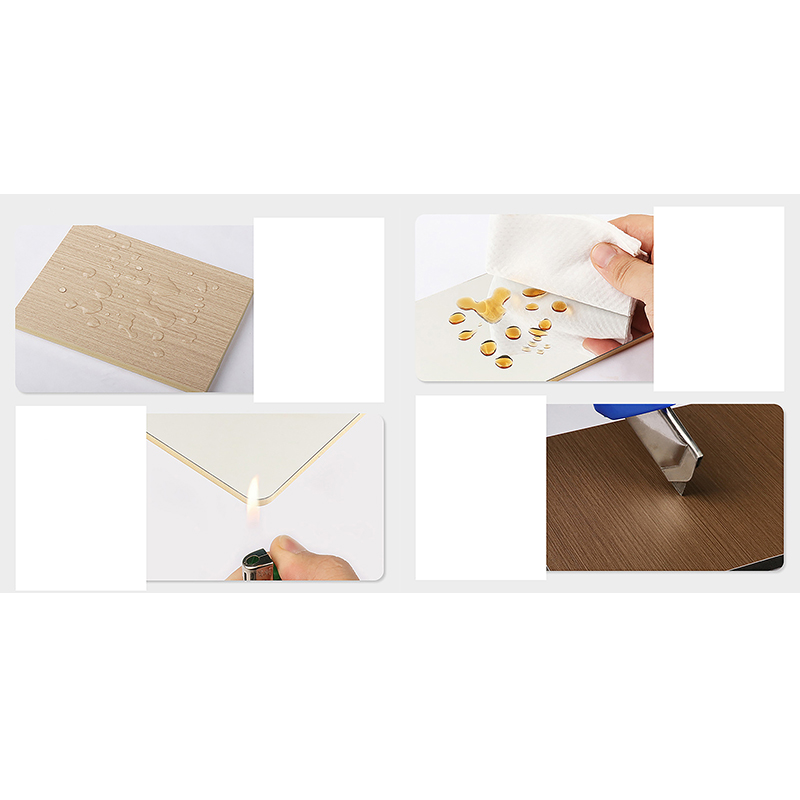 Foaie ușoară de cristal de carbon din PVC, de înaltă densitate, anti-zgârieturi, 5 mm-8 mm grosime pentru decorarea băii de hotel comercială, panou de perete durabil, ignifug, de gradul B1