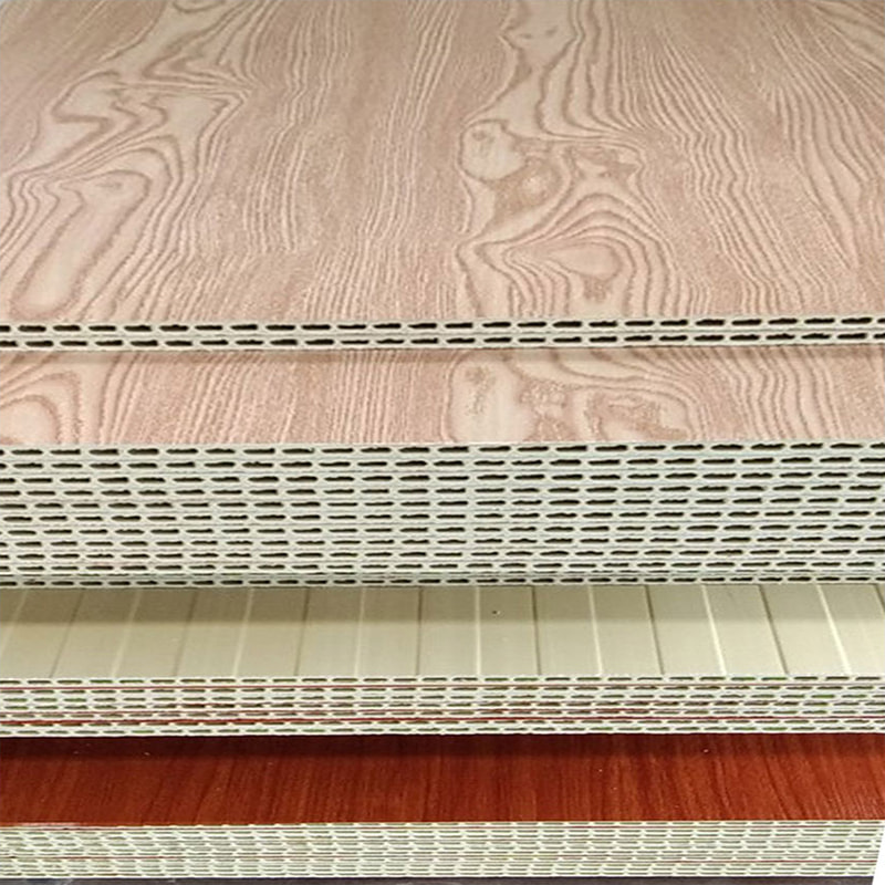 Panou de perete din PVC din fibră de lemn de bambus integrat modern pentru fundal TV Panou de perete pachet dur pentru tavan interior pentru uz hotel