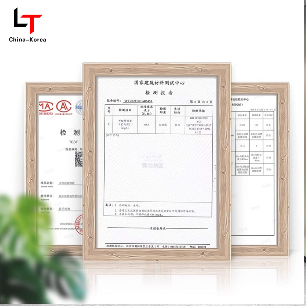 1220×2440mm PVC ecologic furnir din lemn Granulație Panouri decorative de perete pentru placarea pereților de interior Impermeabil Rezistent la zgârieturi Ușor de instalat