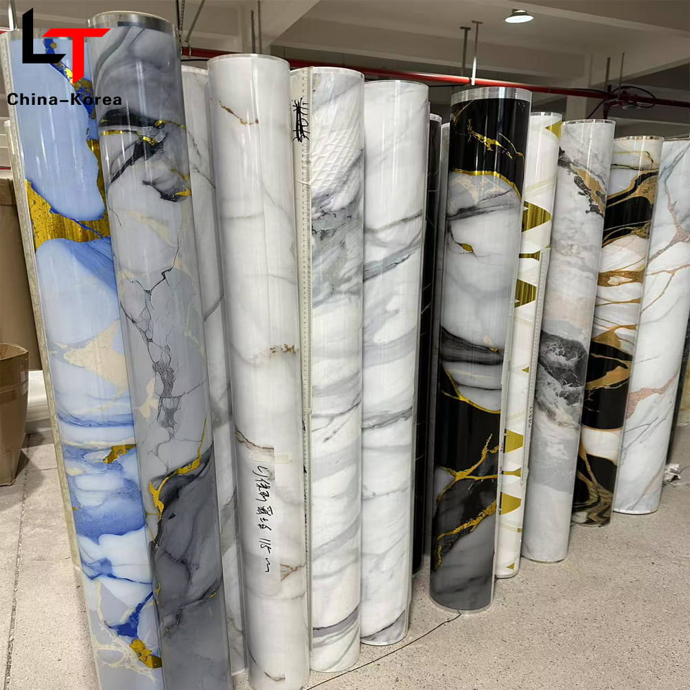 Imprimare 3D 5D Laminare Film de transfer de căldură Film decorativ pentru mobilier din PVC Folie de presare în vid pentru panou de perete de ușă Placă UV WPC