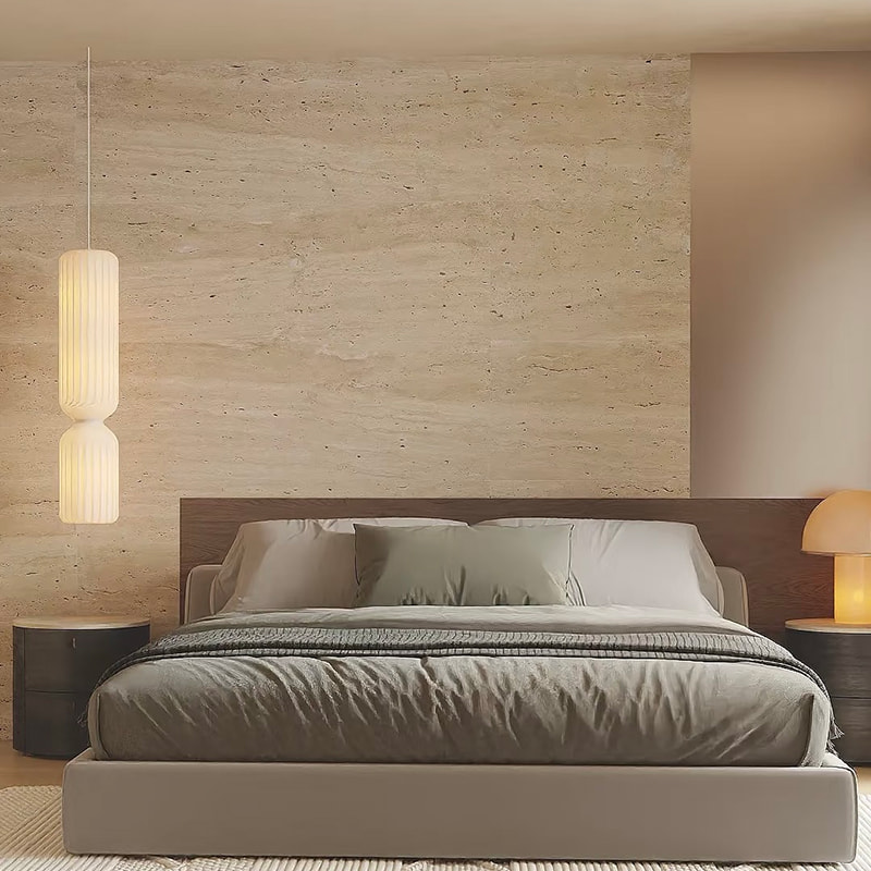 Furnir de țiglă ignifugă Faux interior îndoit Placi de perete moale Travertin Panouri de perete flexibile artificiale din piatră moale