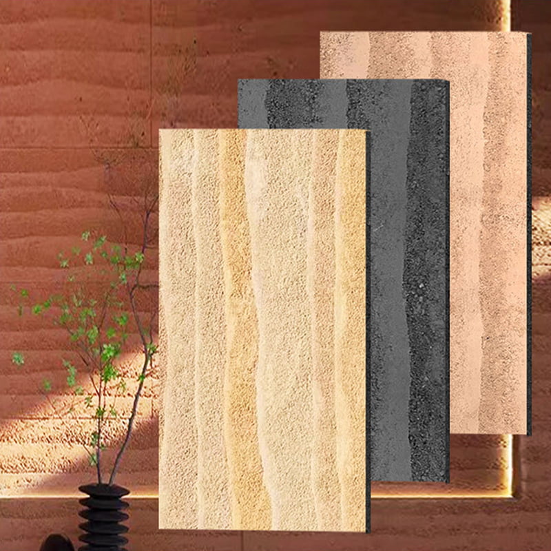 Design modern Panouri de perete ușoare ignifuge Material nou Placi de piatră moale Placi flexibile MCM Acoperire liniară de pereți din piatră