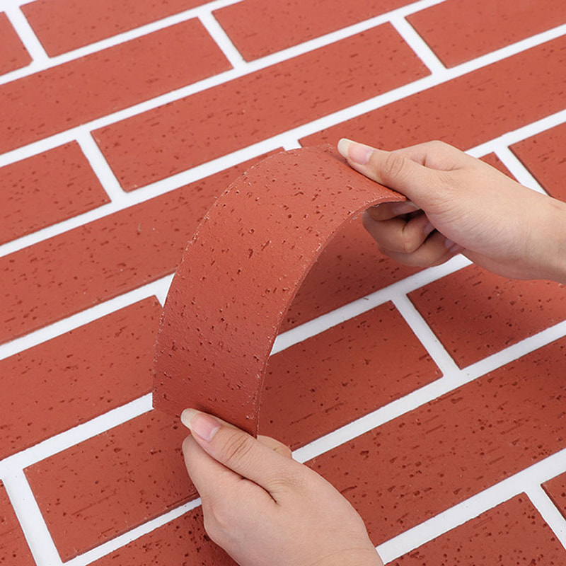 Design modern Panouri de perete ușoare ignifuge Material nou Placi de piatră moale Placi flexibile MCM Acoperire liniară de pereți din piatră