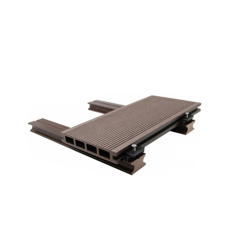 Snap on DIY Pardoseală în aer liber impermeabilă WPC Terasă Pardoseală compozită de inginerie interblocare Plăci de faianță