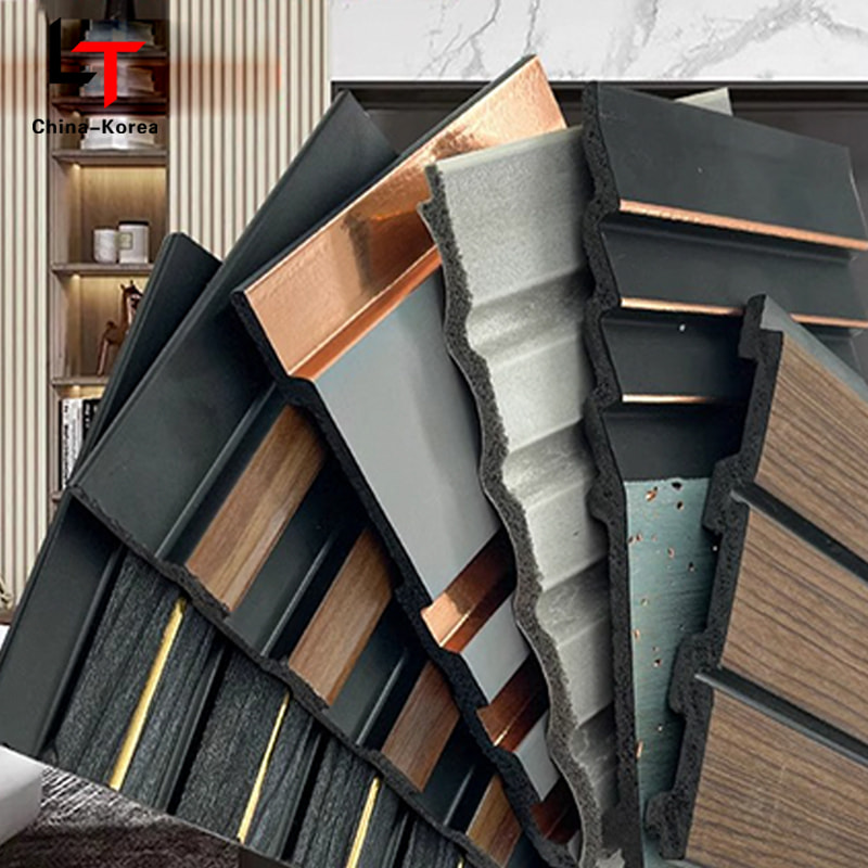 Decorativ Impermeabil Ps Culoarea panoului de perete Tipuri noi Plinte de interior Piele Polistiren Design grafic Modern Culoare personalizata